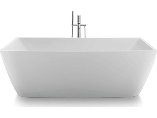 DUR70043000000009011_zm Duravit DuraSquare 73" Freestanding Soaking Tub