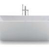 DUR70043000000009012_zm Duravit DuraSquare 73" Freestanding Soaking Tub
