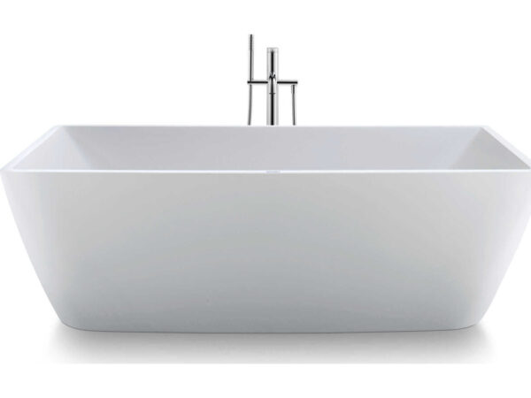 DUR70043000000009012_zm Duravit DuraSquare 73" Freestanding Soaking Tub