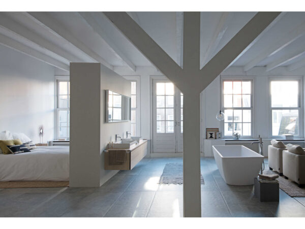 DUR7004300000000906_zm Duravit DuraSquare 73" Freestanding Soaking Tub