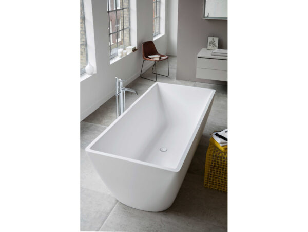 DUR7004300000000908_zm Duravit DuraSquare 73" Freestanding Soaking Tub