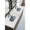 James Martin Metropolitan 72-inch Double Bathroom Vanity in Silver Oak with Eternal Jasmine Pearl Top