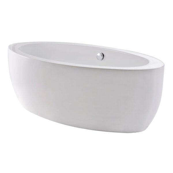 VTOV733623JN-AS3 Kingston Brass Aqua Eden 72" Acrylic Double Ended Freestanding Tub – VTOV733623JN