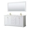 WCV232372DWGC2UNSM70.jpg Wyndham Collection Avery 72-inch Double Bathroom Vanity in White with Quartz Top