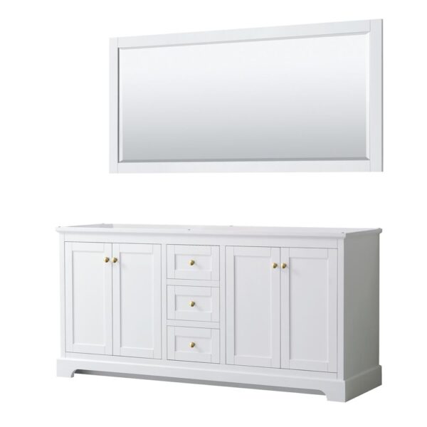 WCV232372DWGCXSXXM70.jpg Wyndham Collection Avery 72-inch Double Bathroom Vanity in White with Quartz Top