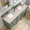 brittany-72-double-bathroom-vanity-in-smokey-celadon-double-bathroom-vanity-james-martin-vanities-eternal-marfil-silestone-890566 James Martin Brittany 72-inch Double Bathroom Vanity in Saddle Brown with Carrara Marble Top